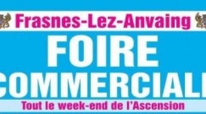 Retrouvez-nous jusqu'à dimanche à la foire commerciale de Frasnes !