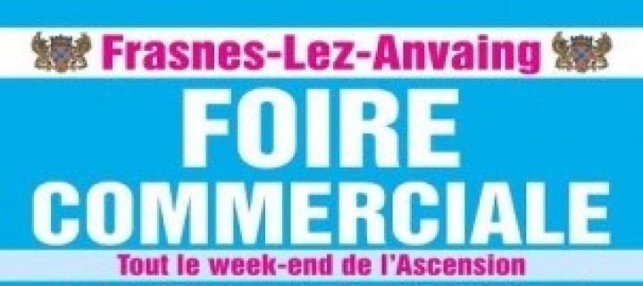 Retrouvez-nous jusqu'à dimanche à la foire commerciale de Frasnes !