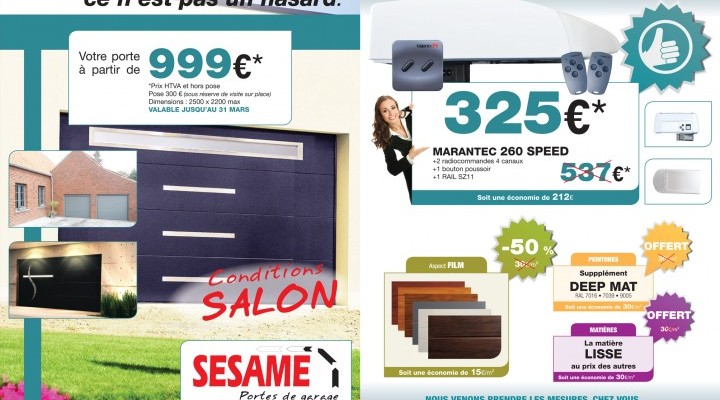 Profitez de nos conditions salon !