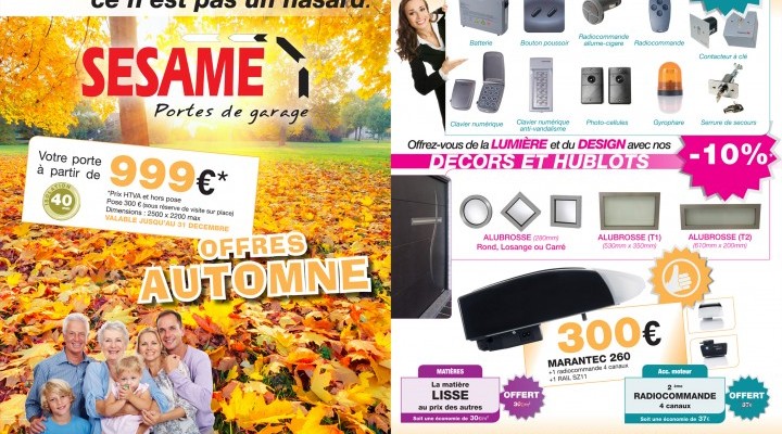 Nos offres d'automne