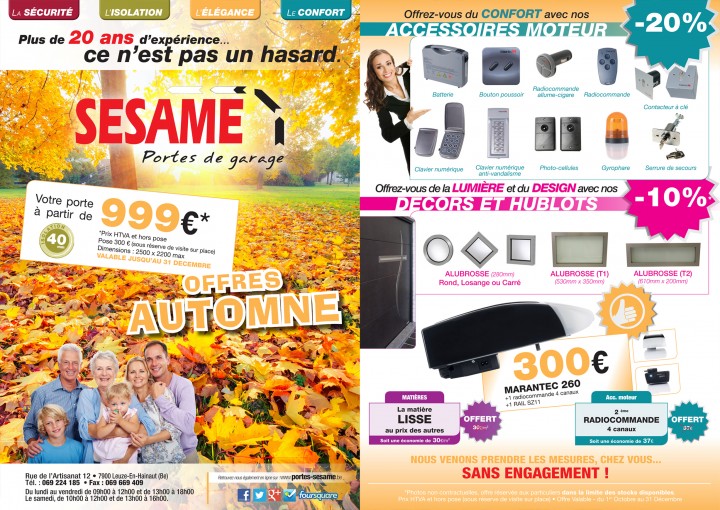 Nos offres d'automne